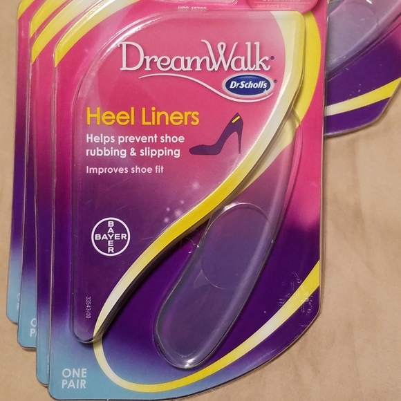 NWT! TWO (2) Sets/Pairs of Dr. Scholl's DreamWalk Gel Heel Liners! - Picture 7 of 14